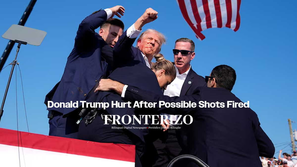 Donald Trump Hurt After Possible Shots Fired